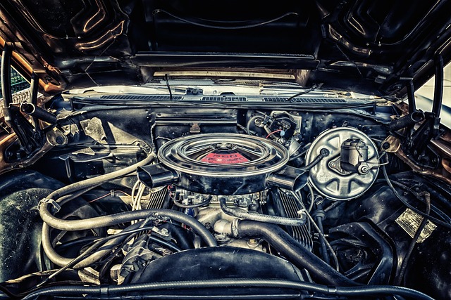 podignuta hauba automobila